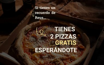 Pizza de aquí, recuerdos de aquí: esta Navidad celebramos Reus contigo