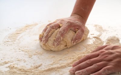 Masa de fermentación lenta en pizza